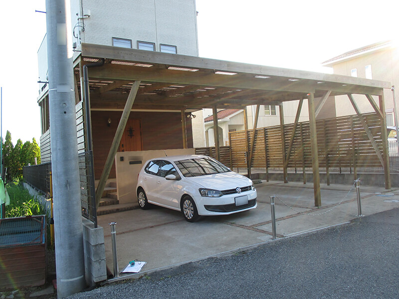 千葉県市原市 オーダーメイドのカーポートで機能性・デザイン性抜群！2