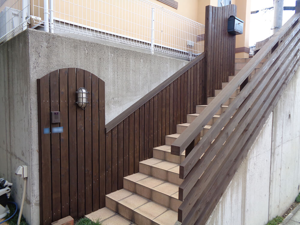 川崎市宮前区 ウッドフェンス2