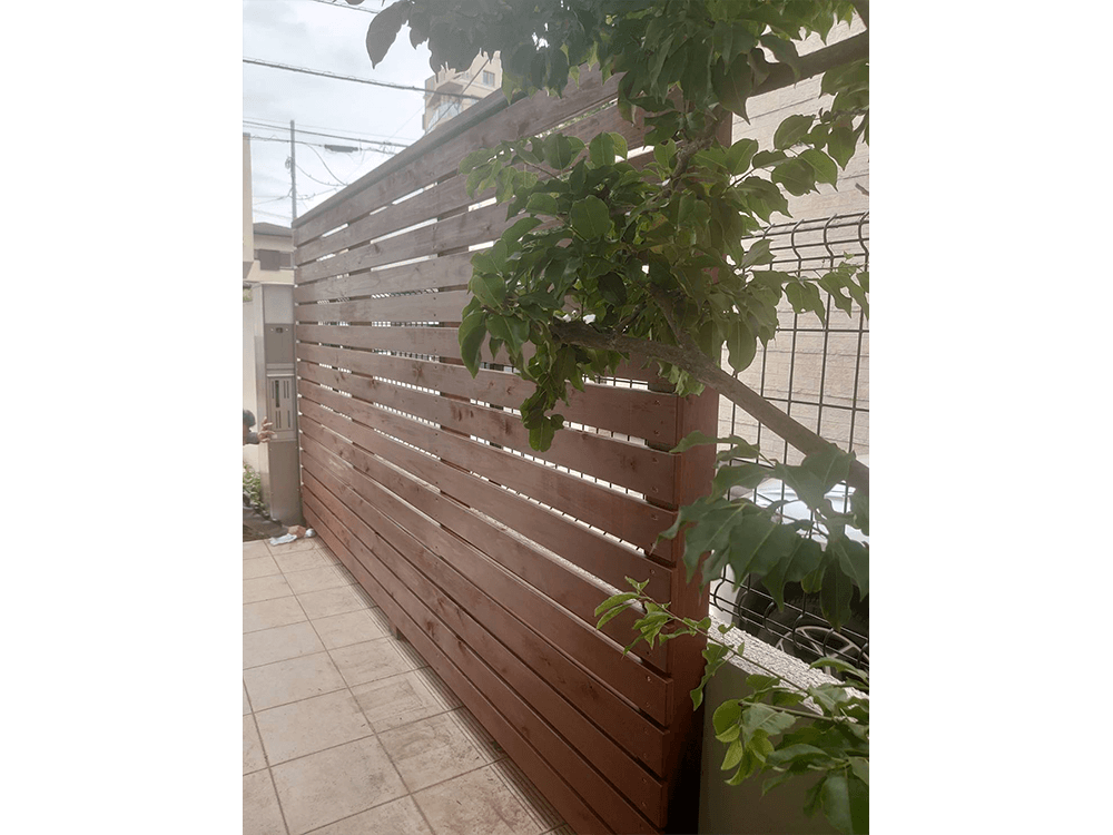 東京都世田谷区 庭 ウッドデッキ5