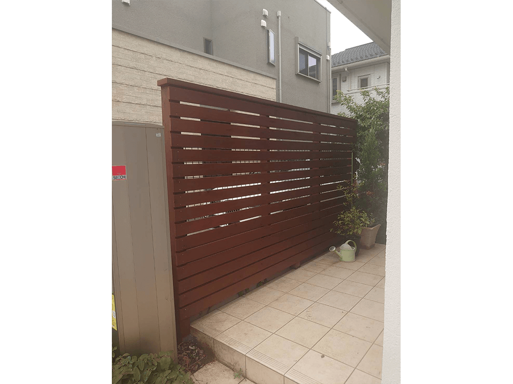 東京都世田谷区 庭 ウッドデッキ6