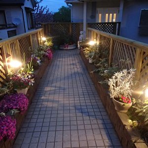 ウッドデッキ施工例　横浜市保土ヶ谷区　ウッドフェンス