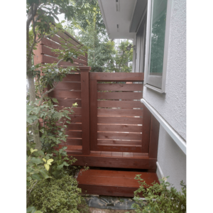 世田谷区 庭ウッドデッキ施工