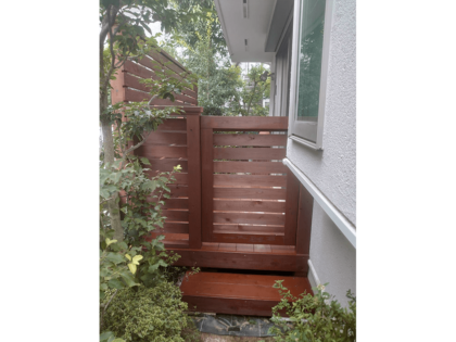 世田谷区 庭ウッドデッキ施工