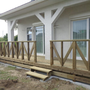 千葉県館山市 別荘地ウッドデッキ