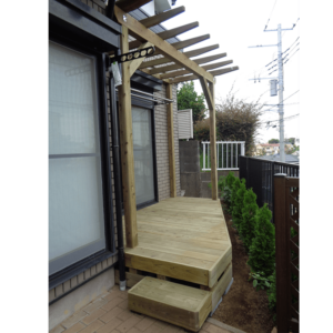 横浜市ウッドデッキ施工